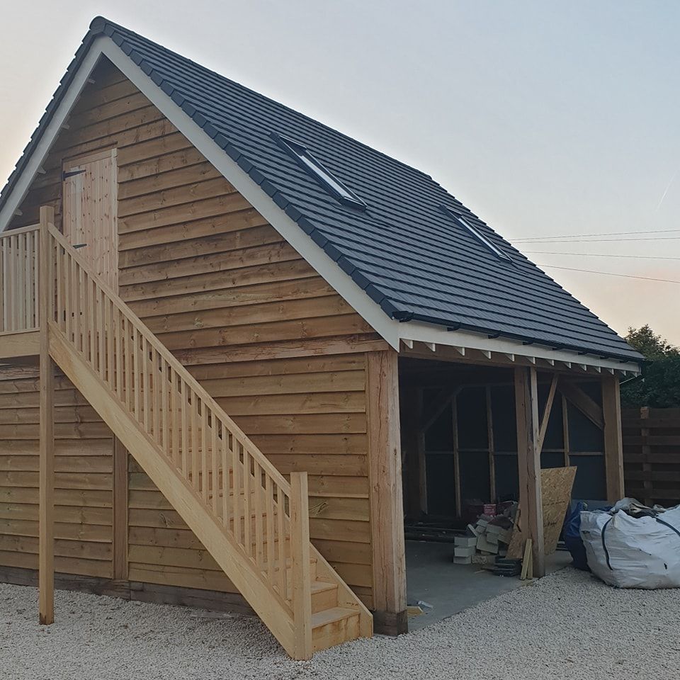 Bespoke Oak Garage